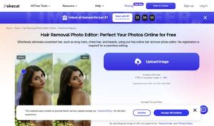 Hair Removal Photo Editor Online - Free & No Signup | Pokecut