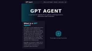 GPT Agent - AI-Powered Autonomous Task Automation Tool