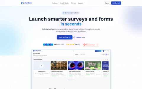 Pollystack - AI-Powered Form & Survey Builder Tool
