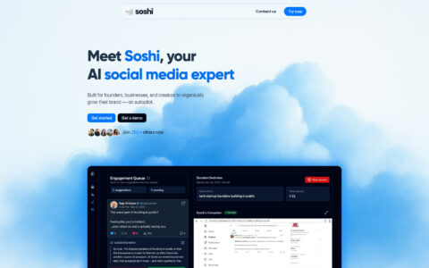 Soshi - AI Social Media Marketing Agent