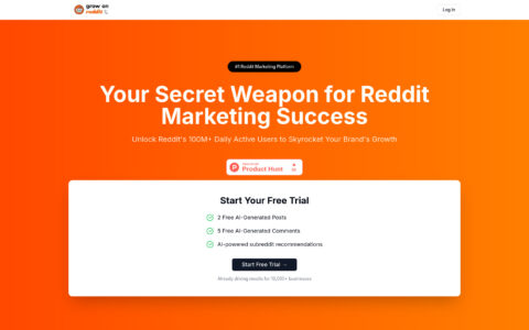 GrowOnReddit - AI-Powered Reddit Marketing Platform