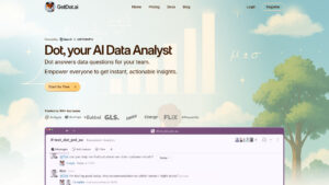 Dot - AI Data Analyst for Slack & Teams | Free Trial