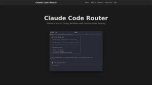 Claude Code Router - Multi-LLM AI Coding CLI Tool