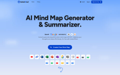 InstantMind - AI Mind Map Generator from Documents