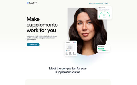 SuppCo - AI Supplement Scanner & Stack Analyzer