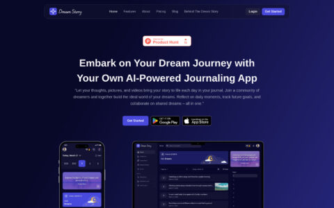 Dream Story AI - Journaling & Goal Tracking Tool