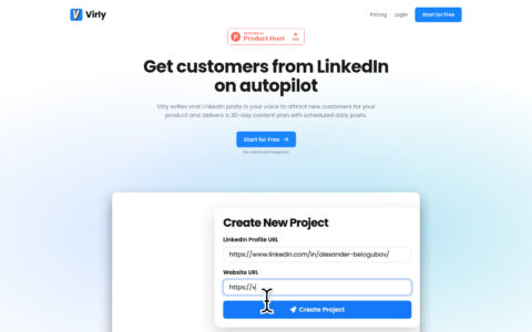 Virly - AI LinkedIn Content Generator & Automation Tool