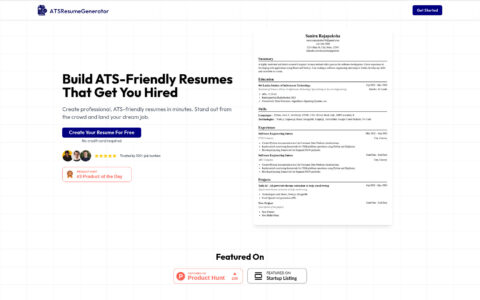 ATSResumeGenerator - AI Resume Builder for ATS Success
