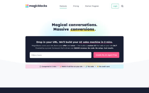 MagicBlocks - AI Sales Agent Tool | 10x Conversions