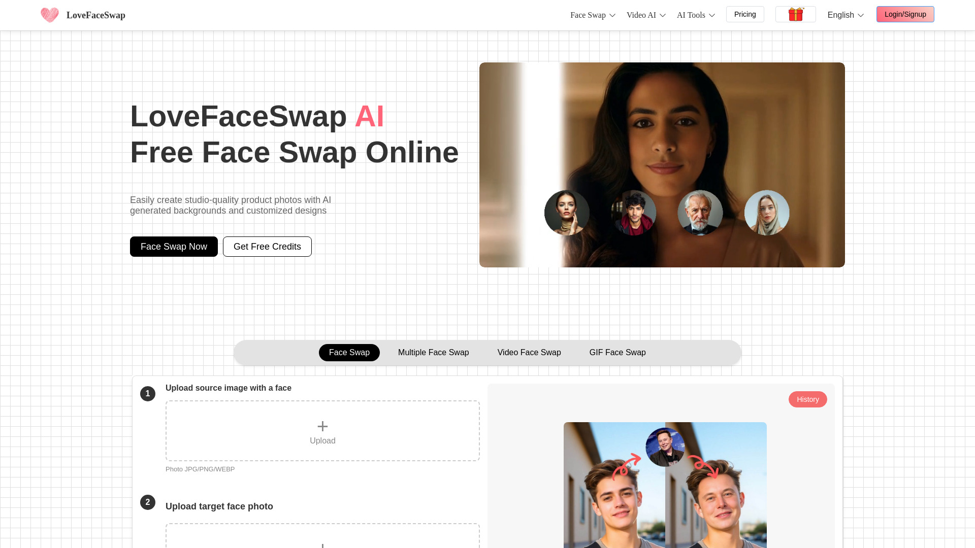 LoveFaceSwap - AI Face Swap for Photos, Videos & GIFs | tyy.AI Tools