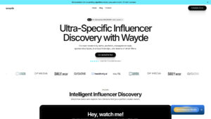 Wayde - AI Influencer Discovery Engine | 450M+ Database