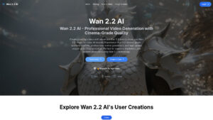 Wan 2.2 AI - Professional AI Video Generator Tool