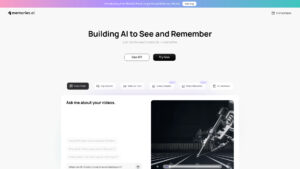 Memories.ai - AI Video Analysis & Memory Tool