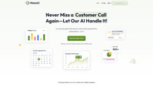 WebAll - 24/7 AI Call Answering & Scheduling Tool