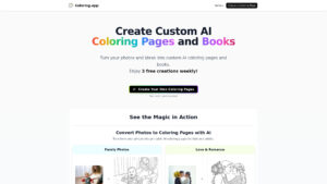 Coloring.app - AI Coloring Book Maker | Create & Print
