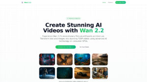 Wan 2.2 - AI Video Generator | Text to Video Tool