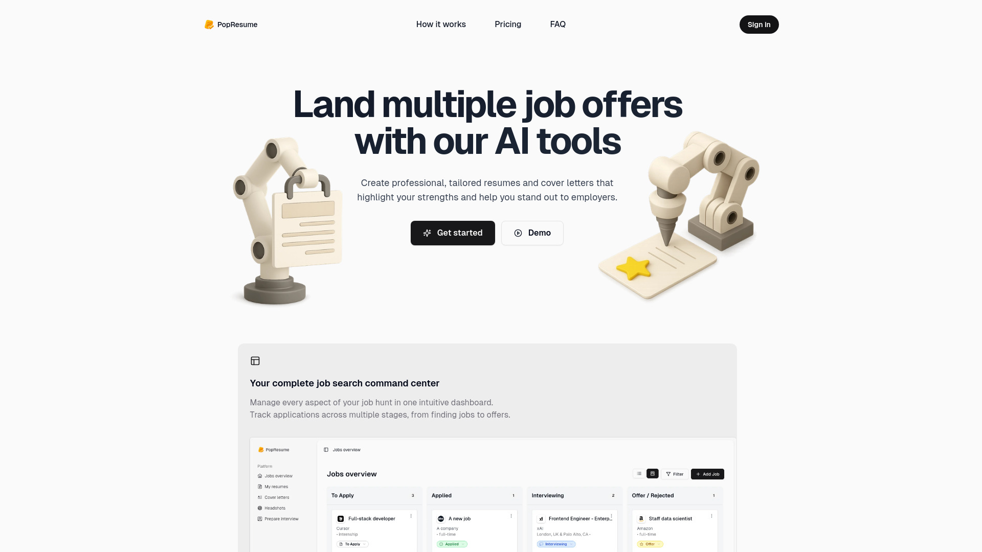 PopResume - AI Resume Builder & ATS Optimizer | tyy.AI Tools