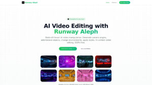 Runway Aleph - AI Video Editor | Free Transform Tool