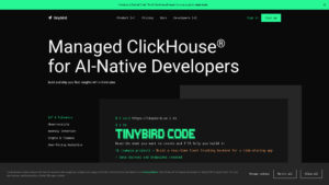 Tinybird - Real-Time Analytics API Platform on ClickHouse