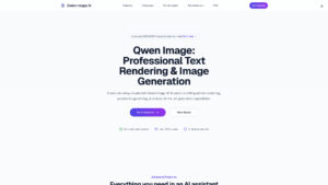 Qwen Image - AI Image Generator & Text Rendering Tool