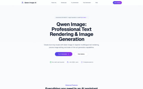 Qwen Image - AI Image Generator & Text Rendering Tool
