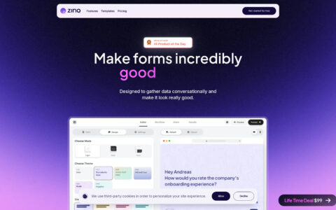 ZINQ - AI-Powered Conversational Form Builder