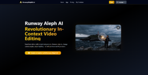 Runway Aleph AI - AI-Powered Video Editing Tool