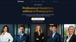 Fotoria - AI Headshot Generator | Professional AI Photo Tool
