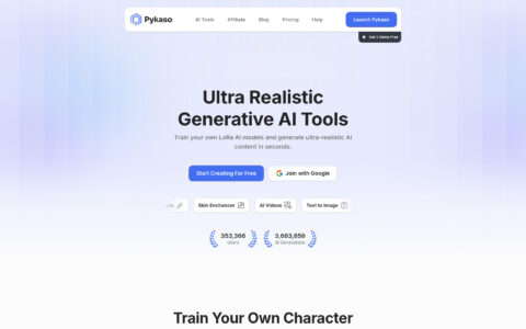 Pykaso AI - Create AI Characters & Monetize Content