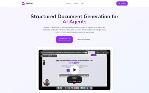Peedief - AI-Powered PDF Generation MCP Server