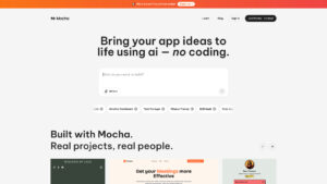 Mocha - AI No-Code App Builder | Build Apps Free