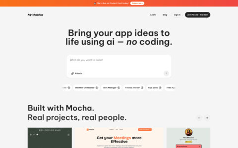Mocha - AI No-Code App Builder | Build Apps Free