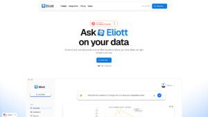Eliott - AI-Powered Marketing Co-Pilot | Free Analytics Tool