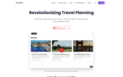 Navoy - AI-Powered Travel Planning | Smart Trip Booking Tool