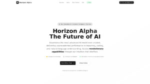 Horizon Alpha - Advanced AI Platform for Creators
