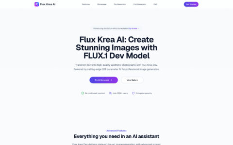Flux Krea - AI Image Generator | Text-to-Image Tool