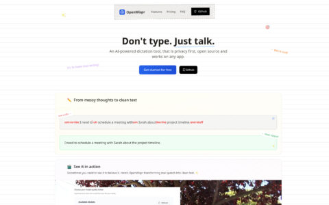 OpenWispr - AI Voice to Text Tool | Open Source