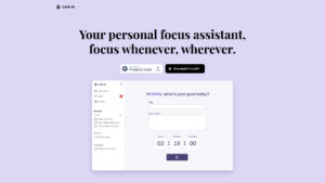 Lock-in - AI-Powered Focus Assistant for Peak Productivity