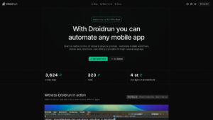 Droidrun - Open-Source AI Mobile Automation Tool