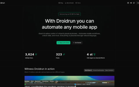 Droidrun - Open-Source AI Mobile Automation Tool