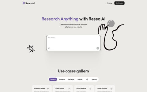 Resea AI - PhD-Level Research & Writing AI Agent