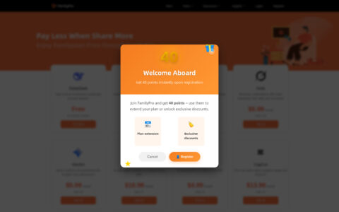 FamilyPro - Save 70-80% on Premium Subscriptions