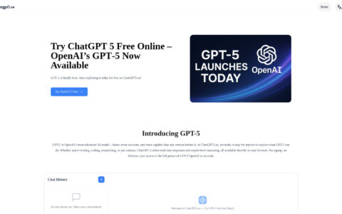 ChatGPT5.so - Free GPT-5 AI Tool Online No Login