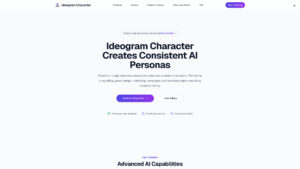 Ideogram Character - AI Persona Consistency Tool Free