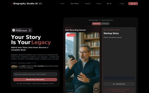 Biography Studio AI - Turn Your Story Into Books & Podcasts