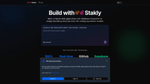 Stakly.dev - AI-Powered Web App Builder | Free Tool