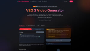 Veo 3 Free Video Generator - AI-Powered Cinematic Video Tool