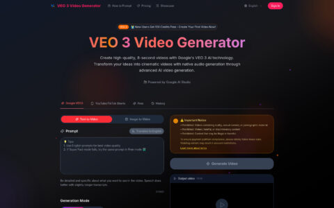 Veo 3 Free Video Generator - AI-Powered Cinematic Video Tool