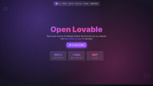 Open Lovable - Free AI Website to React Tool