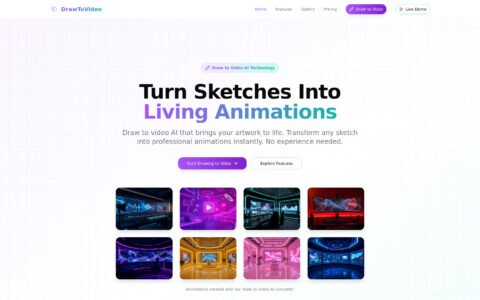 Draw to Video - AI Sketch to Video Animation Tool